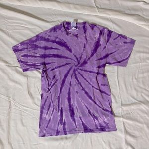 Koloa purple tie-dye print t-shirt